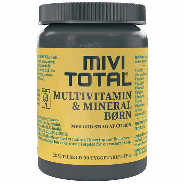 MIVITOTAL Multivitamin Børn (90 tyggetabl)