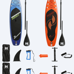 Pakketilbud: 2x Watery Global oppustelig SUP PaddleBoard 10'6 - Limited - Oppustelig Sup Boards