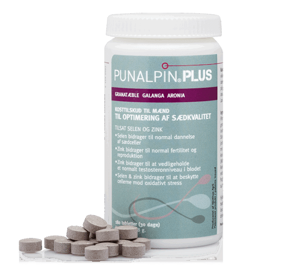 PunalpinÂ® PLUS (180 tabl.) Granatæble, galanga, aronia, zink, selen