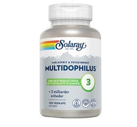 Solaray Multidophilus mælkefri - 100 kap