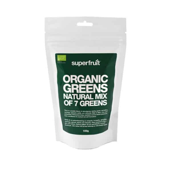Superfruit Organic Greens (100g) - Kosttilskud