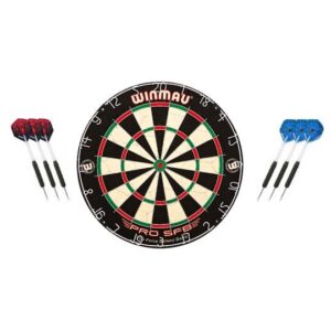 Winmau Pro SFB Dartskive med 6 pile - Her får du meget for pengene! DART VM 2025 TILBUD