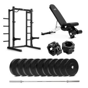 Abilica HR 500 Half Rack Bumper med bænk - 110 kg