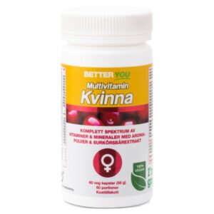 Better You Multivitamin Kvinde, 60 kapsler