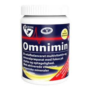 BioSym Omnimin 60 tabletter BEDST FØR 10/2025