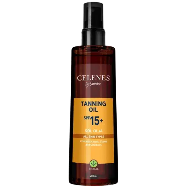 Celenes Herbal Tanning Oil SPF 15 - 200 ml