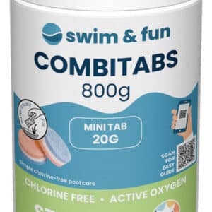 Combi Klorfrie Tabs til isbad, 20g, 800g dåse