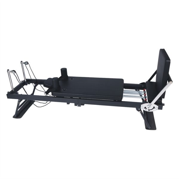 Foldbar Alu Pilates Reformer - Sort