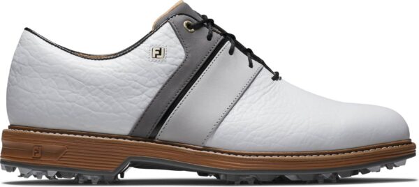 FootJoy Premiere Packard LX Vandtætte Herre Golfsko Med Spikes - White/Grey/Black - Str. 39 Normal