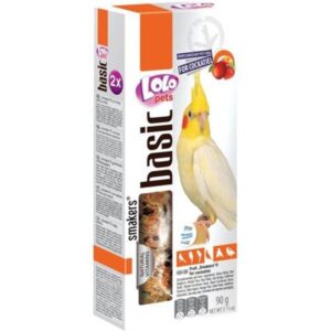 Lolo Pets 2x seed sticks nymph parakeet w.fruit