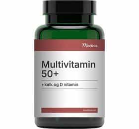 Mezina Multi 50+ Kalk og D vitamin, 180tab.