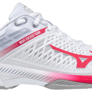 Mizuno Exceed Tour 4 AC Women (Hvid/Rød) Padelsko - 39