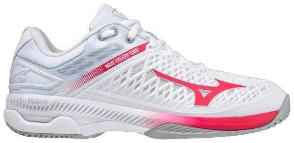 Mizuno Exceed Tour 4 AC Women (Hvid/Rød) Padelsko - 39