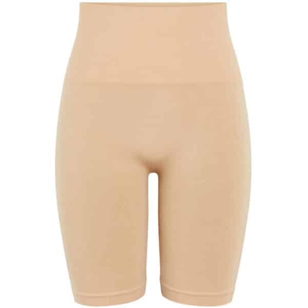 Pieces dame shorts PCIMAGINE SHAPEWEAR SHORTS - Tan