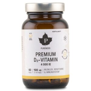 Pureness Premium D-Vitamin, 60 kapsler