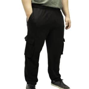RAW SUPPS Cargo Sweatpants, S, Black