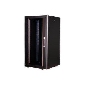 Roline Basic - rack - glass door 600x600 WxD - 22U