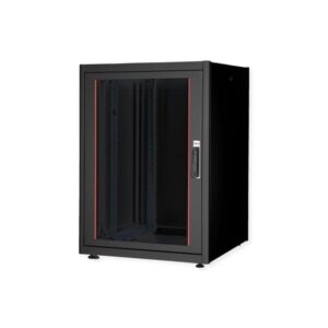 Roline Basic - rack - glass door 800 x 800 (WxD) - 22U