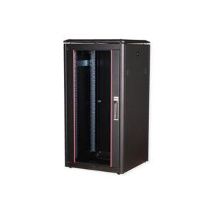 Roline Pro - rack - with glass door 600 x 600 mm (WxD) - 22U
