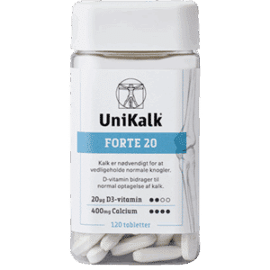 Unikalk Forte 20 (120 stk)