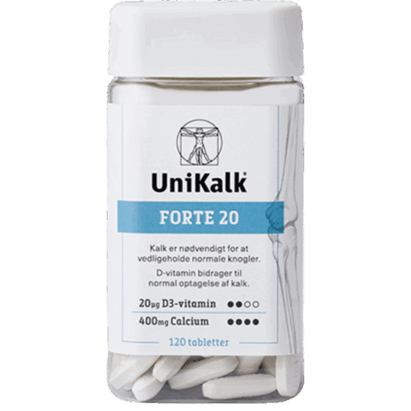 Unikalk Forte 20 (120 stk)