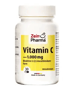 Zein Pharma C vitamin 1000mg 30 kapsler DATO 30.11-2025