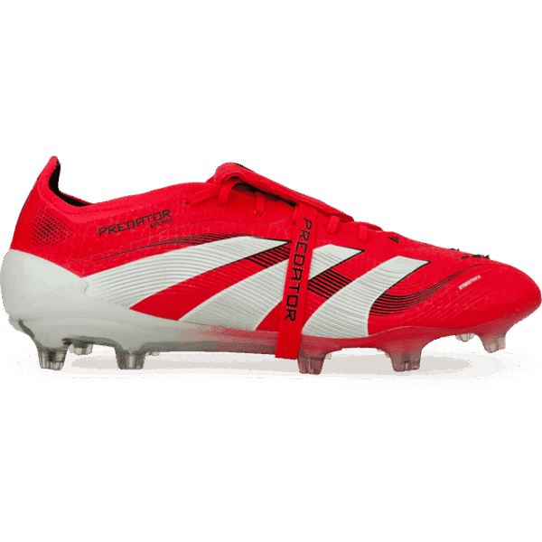 adidas Predator Elite Fold-Over Tongue FG - Lucid Red/Cloud White/Core Black