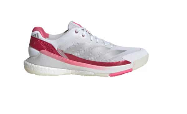 Adidas Crazyquick Boost Women Padelsko (Cloud White/Silver Metallic/Lucid Pink) - 36 2/3