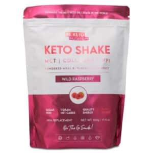 BeKeto KETO Shake, Wild Raspberry, 500 g