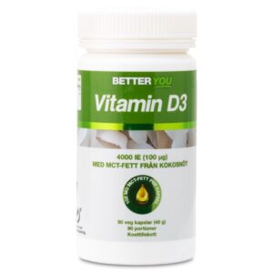 Better You Vitamin D3, 90 kapsler