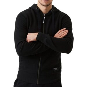 Björn Borg Centre Zip Hoodie, S, Black Beauty