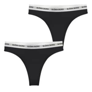 Björn Borg Core Logo Thong 2-pak, S, Multicolour