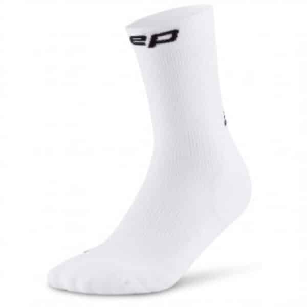 CEP Core Run Socks Mid Cut 5.0, løbestrømper, dame, white
