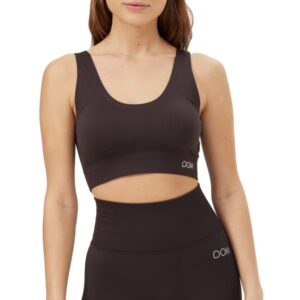 Drop Of Mindfulness Flow Seamless Bra, S, Mørkebrun