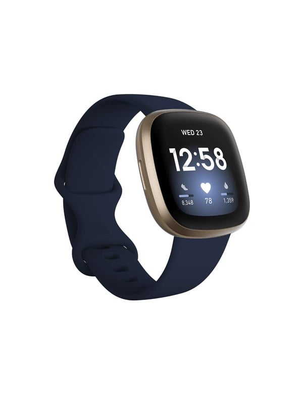 Fitbit Versa 3 Midnight/Soft Gold Aluminum