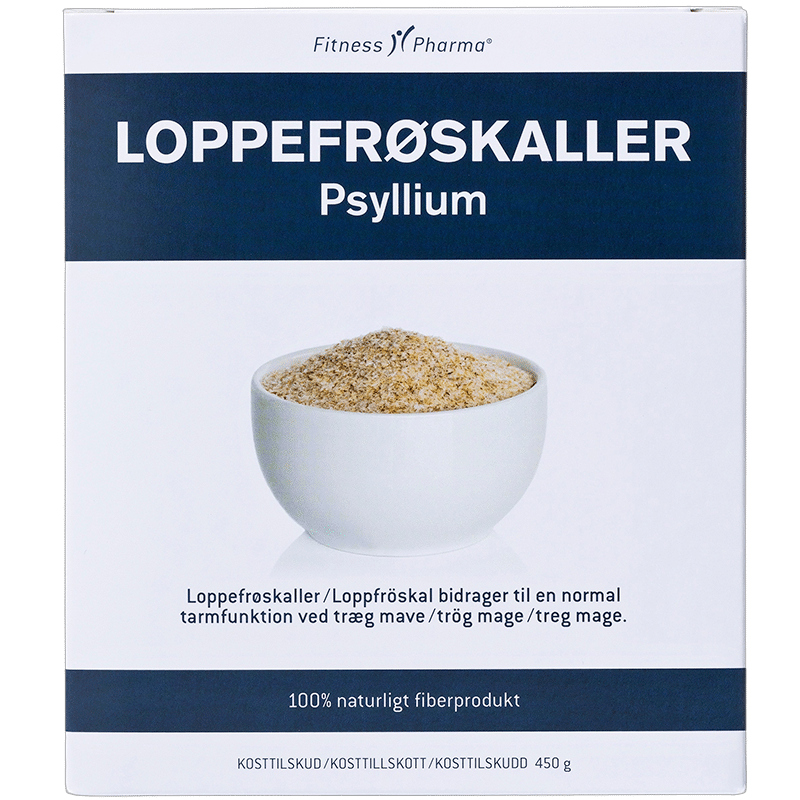 Fitness Pharma Loppefrøskaller Psyllium (450 g)