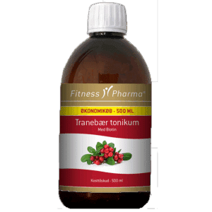 Fitness Pharma Tranebær Tonikum M. Biotin (500 ml)