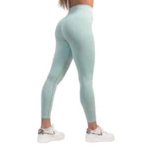 Gavelo Seamless Ribbed Tights, S, Pistage Melange