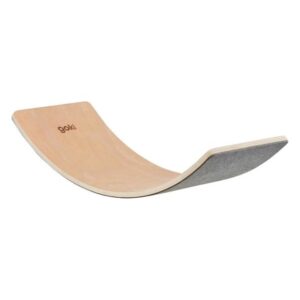 Goki Wooden Balance Board Wave with Felt 82cm