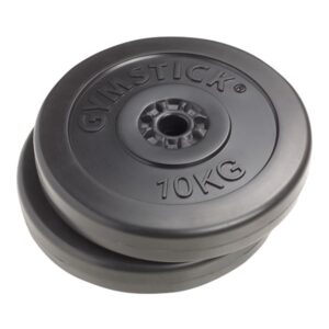 Gymstick 2 x 10kg Vinyl Plates