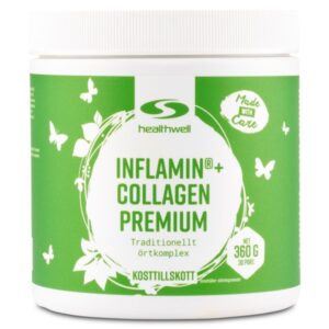 Healthwell Inflamin Collagen Premium, Natural apple, 360 g