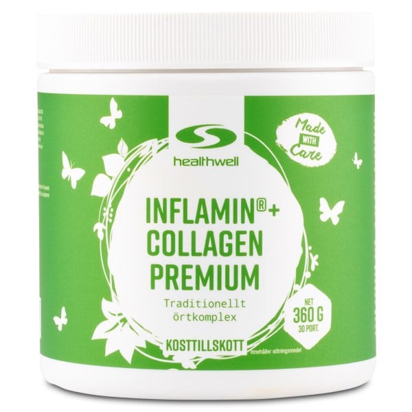 Healthwell Inflamin Collagen Premium, Natural apple, 360 g