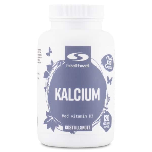 Healthwell Kalcium, 120 kapsler