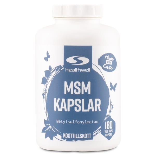 Healthwell MSM Kapsler, 180 kapsler