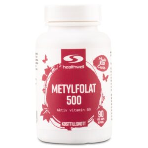 Healthwell Methylfolat 500, 90 kapsler
