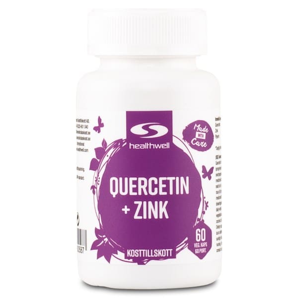 Healthwell Quercetin+Zink, 60 kapsler