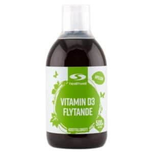 Healthwell Vitamin D3 Flydende, 500 ml