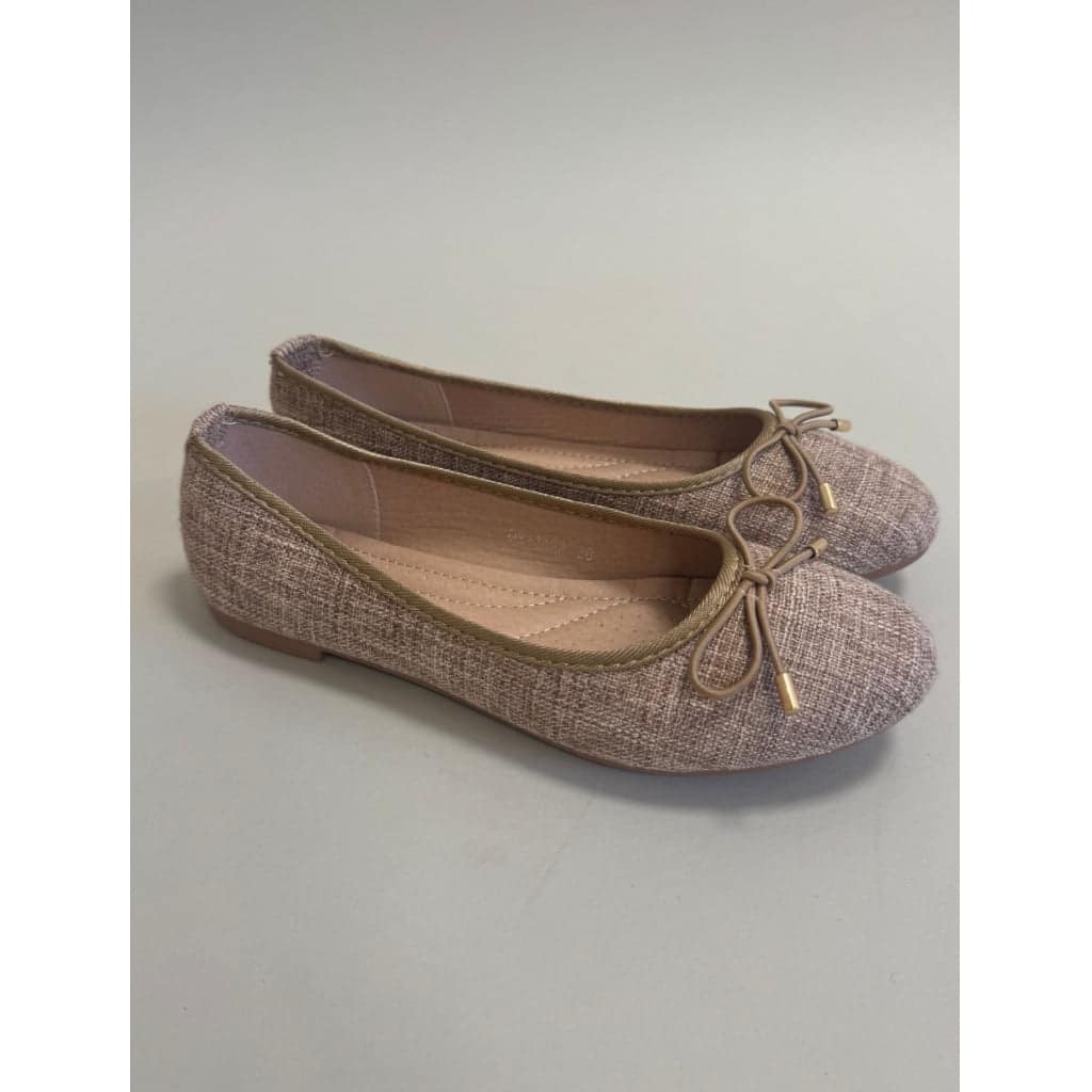 Joanna dame ballerina sko DS-1A22 - Kaki