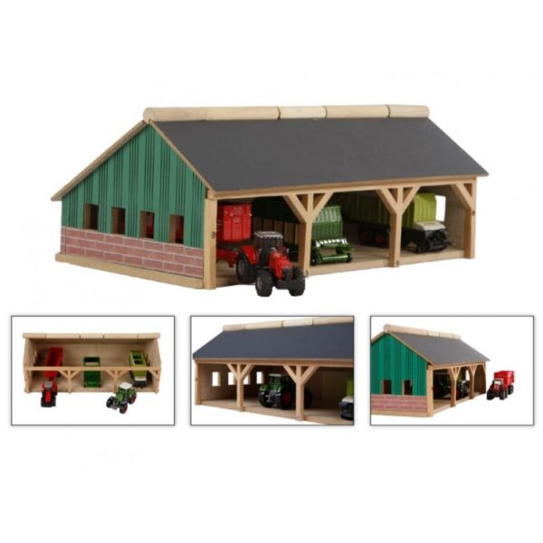 Kids Globe Trægarage - (Målestok 1:87)