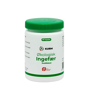Kurm Ø Ingefær - 60 kaps.